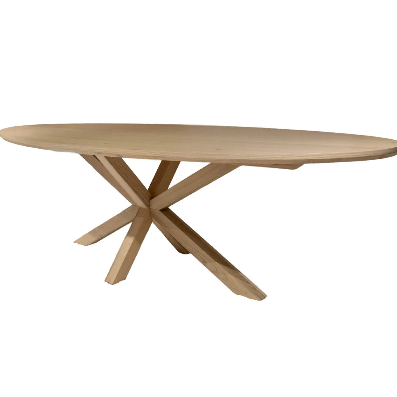 DÉJA Eettafel Lusa Naturel Eiken Ovaal 200cm