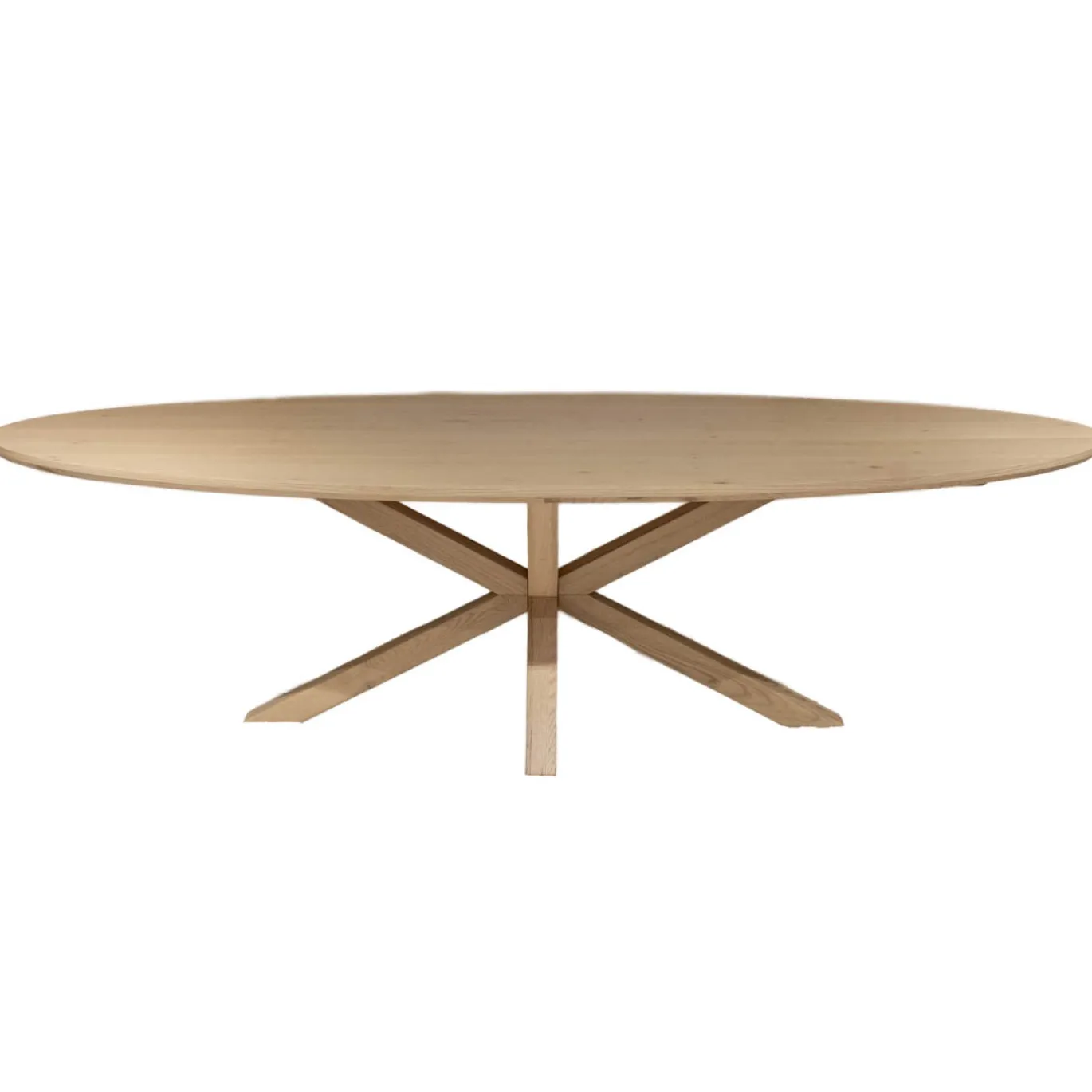 DÉJA Eettafel Lusa Naturel Eiken Ovaal 200cm