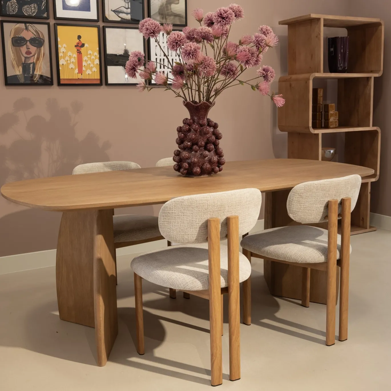 DÉJA Eettafel Majada Naturel Deens Ovaal 200cm