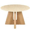 DÉJA Eettafel Miko Naturel Travertinlook Rond 120cm