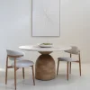 DÉJA Eettafel Miro Marmer Naturel Rond 130cm