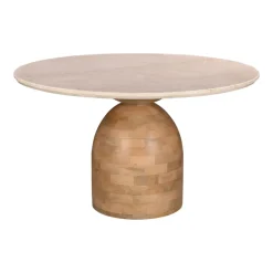 DÉJA Eettafel Miro Marmer Naturel Rond 130cm
