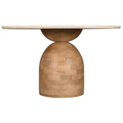 DÉJA Eettafel Miro Marmer Naturel Rond 130cm