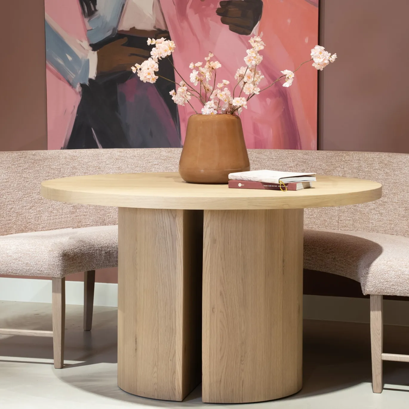 DÉJA Eettafel Mito Naturel Eiken Rond 130cm