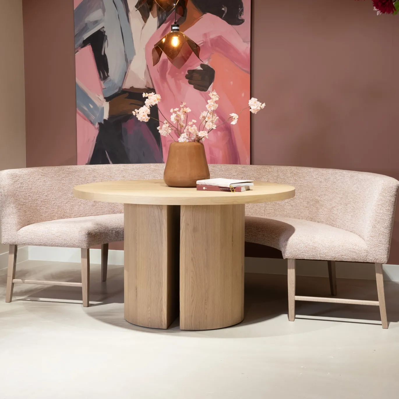 DÉJA Eettafel Mito Naturel Eiken Rond 130cm