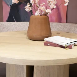DÉJA Eettafel Mito Naturel Eiken Rond 130cm