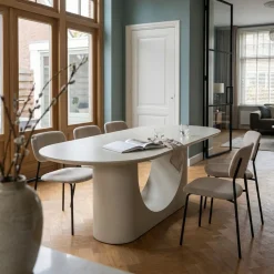 DÉJA Eettafel Motala Beige Ovaal 220cm