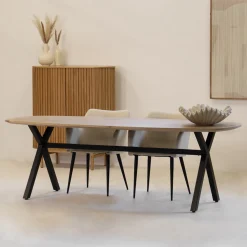 DÉJA Eettafel Nils Naturel Eiken 240cm
