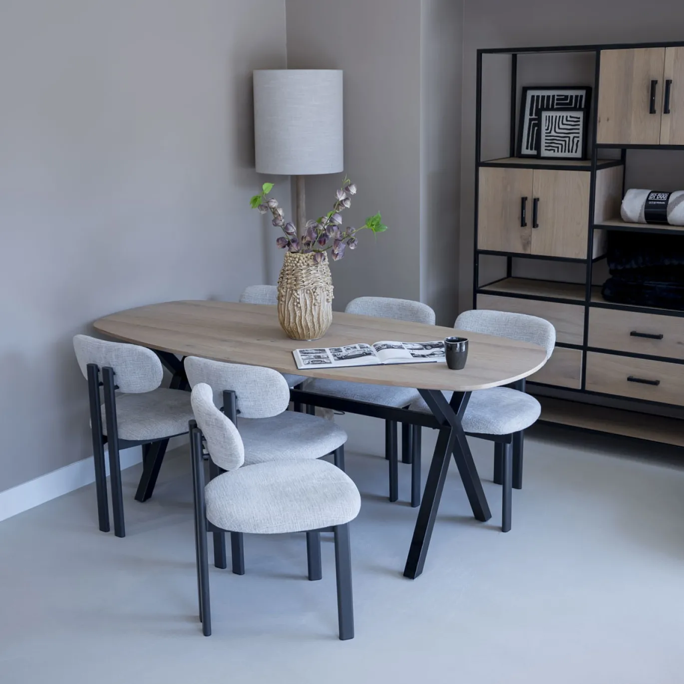 DÉJA Eettafel Nils Naturel Eiken 240cm