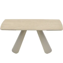 DÉJA Eettafel Oqui Beige Travertinlook Uitschuifbaar 160-240cm