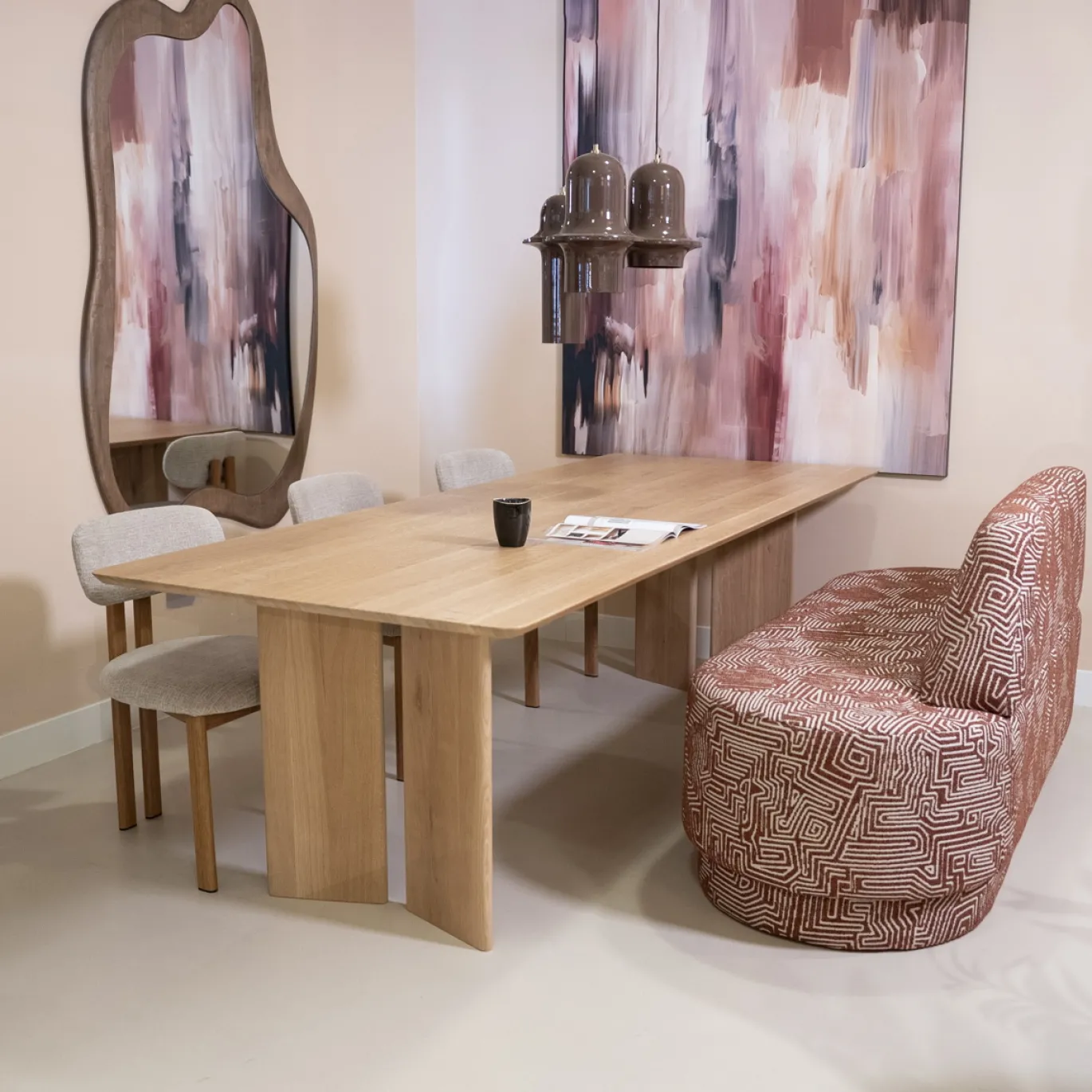DÉJA Eettafel Planck Eikenhout Naturel 260cm
