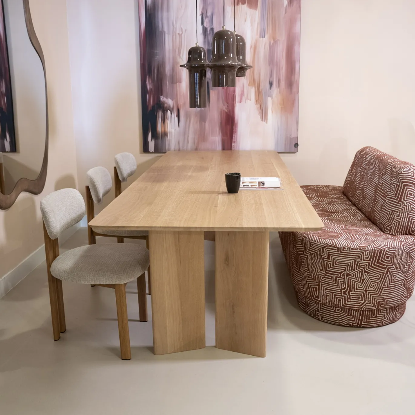 DÉJA Eettafel Planck Eikenhout Naturel 260cm