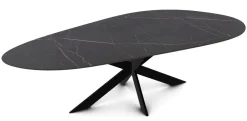 DÉJA Eettafel Sivo Slipper Urban Zwart HPL 240x105cm