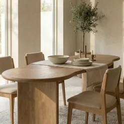 DÉJA Eettafel Tornio Naturel Organisch 240cm