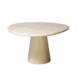 DÉJA Eettafel Vejen Travertin Organisch 130cm