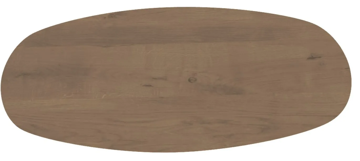 DÉJA Eettafel Zeno Ovaal Smokey White 240x110cm