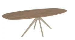 DÉJA Eettafel Zeno Ovaal Smokey White 240x110cm