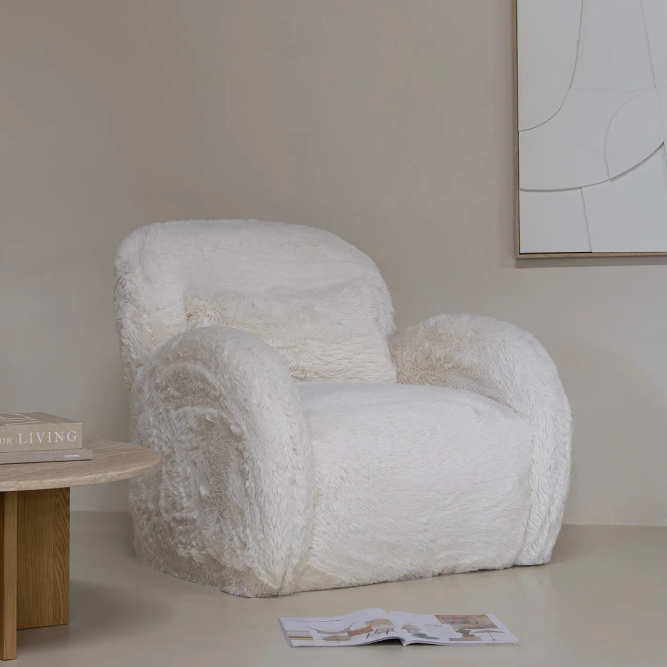DÉJA Fauteuil Alta Beige Fluffy