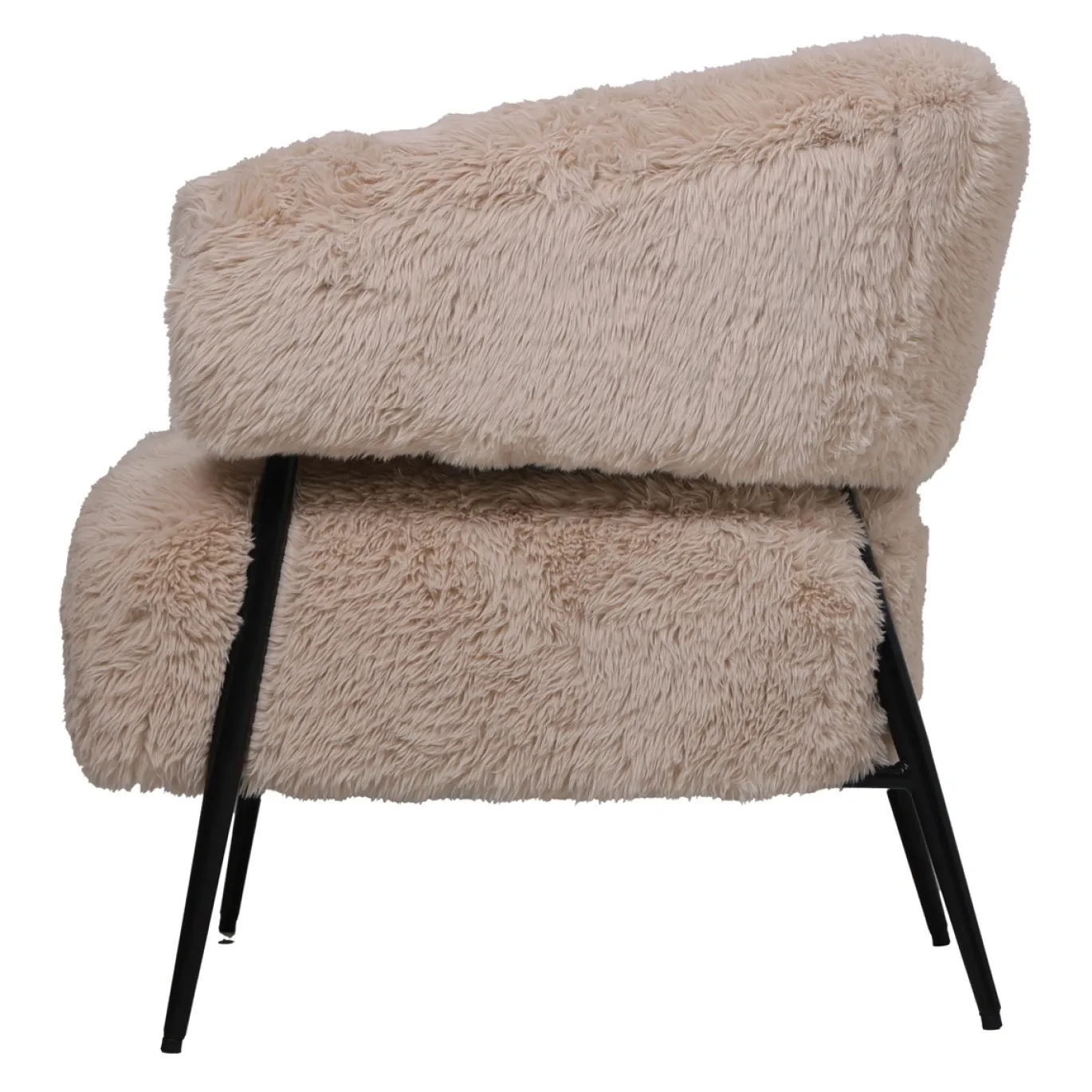 DÉJA Fauteuil Bogo Fluffy Taupe