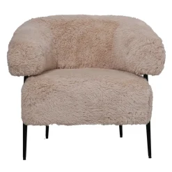 DÉJA Fauteuil Bogo Fluffy Taupe