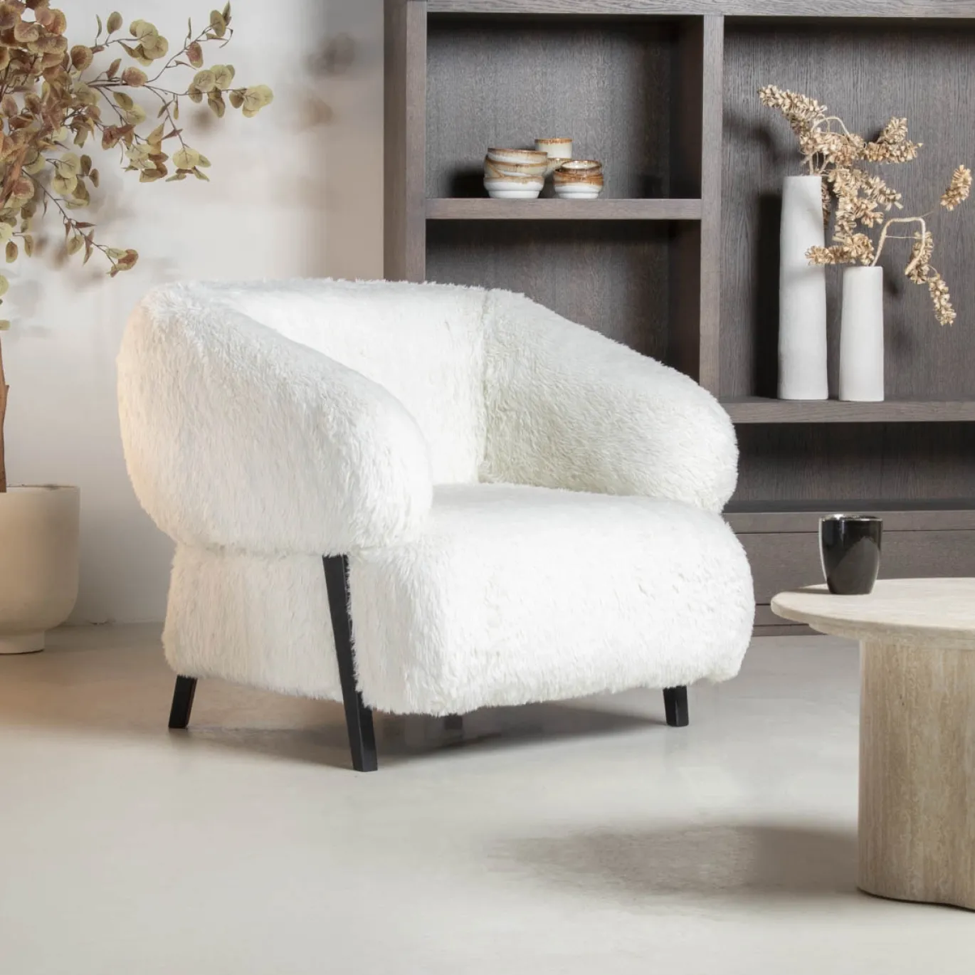 DÉJA Fauteuil Espe Fluffy Beige