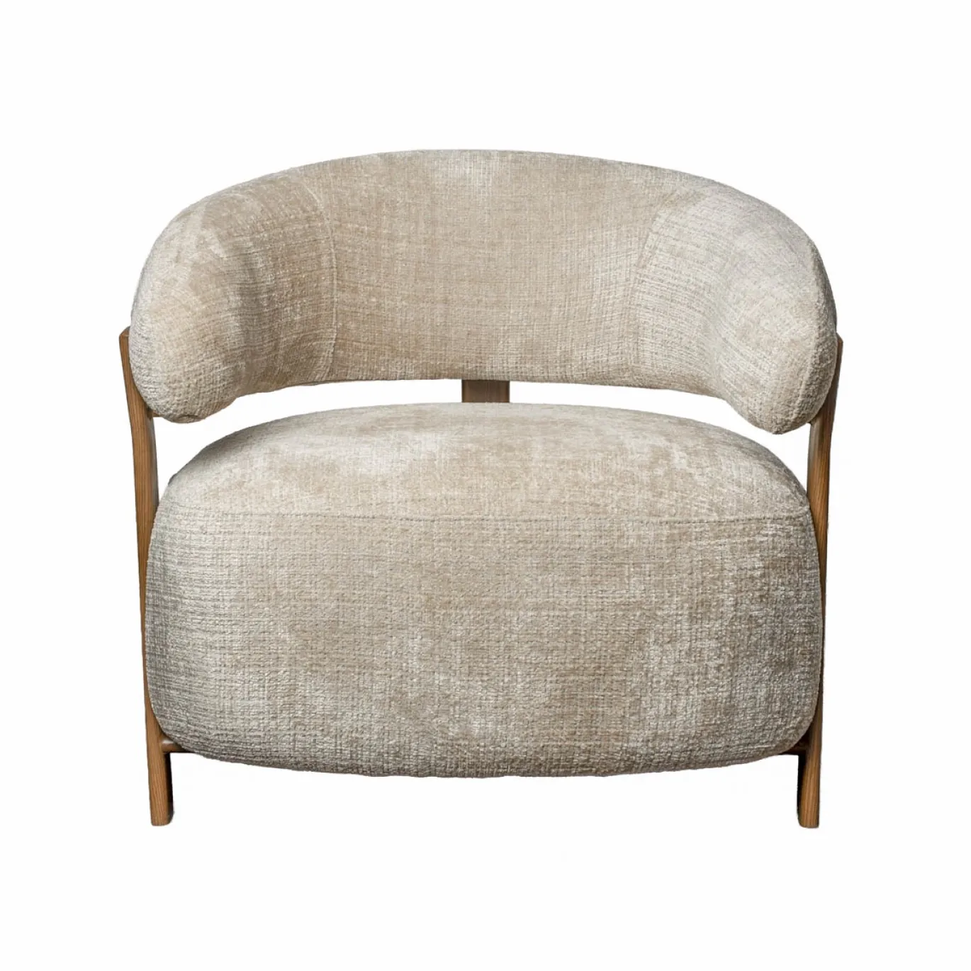 DÉJA Fauteuil Kalmar Taupe/Walnoot