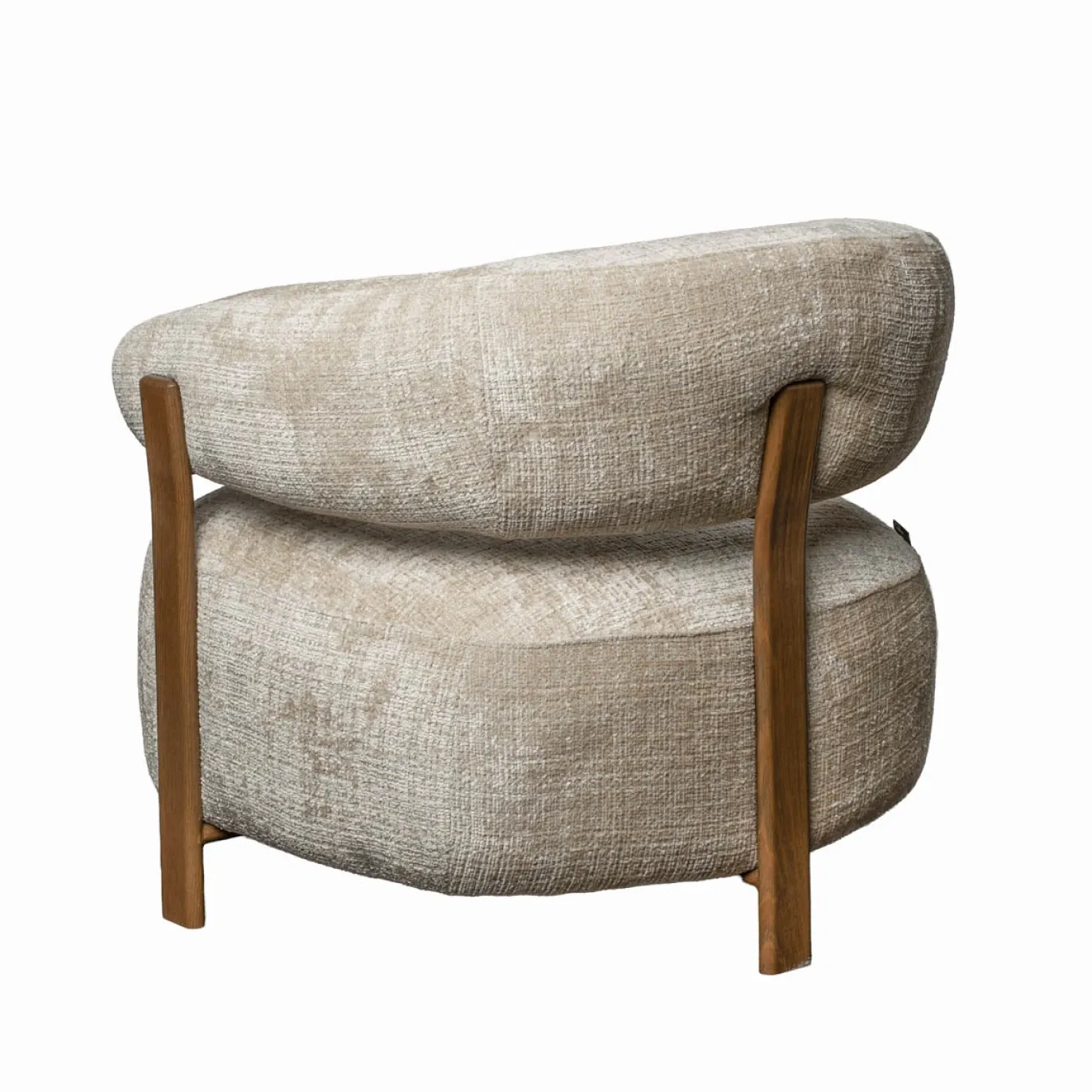 DÉJA Fauteuil Kalmar Taupe/Walnoot