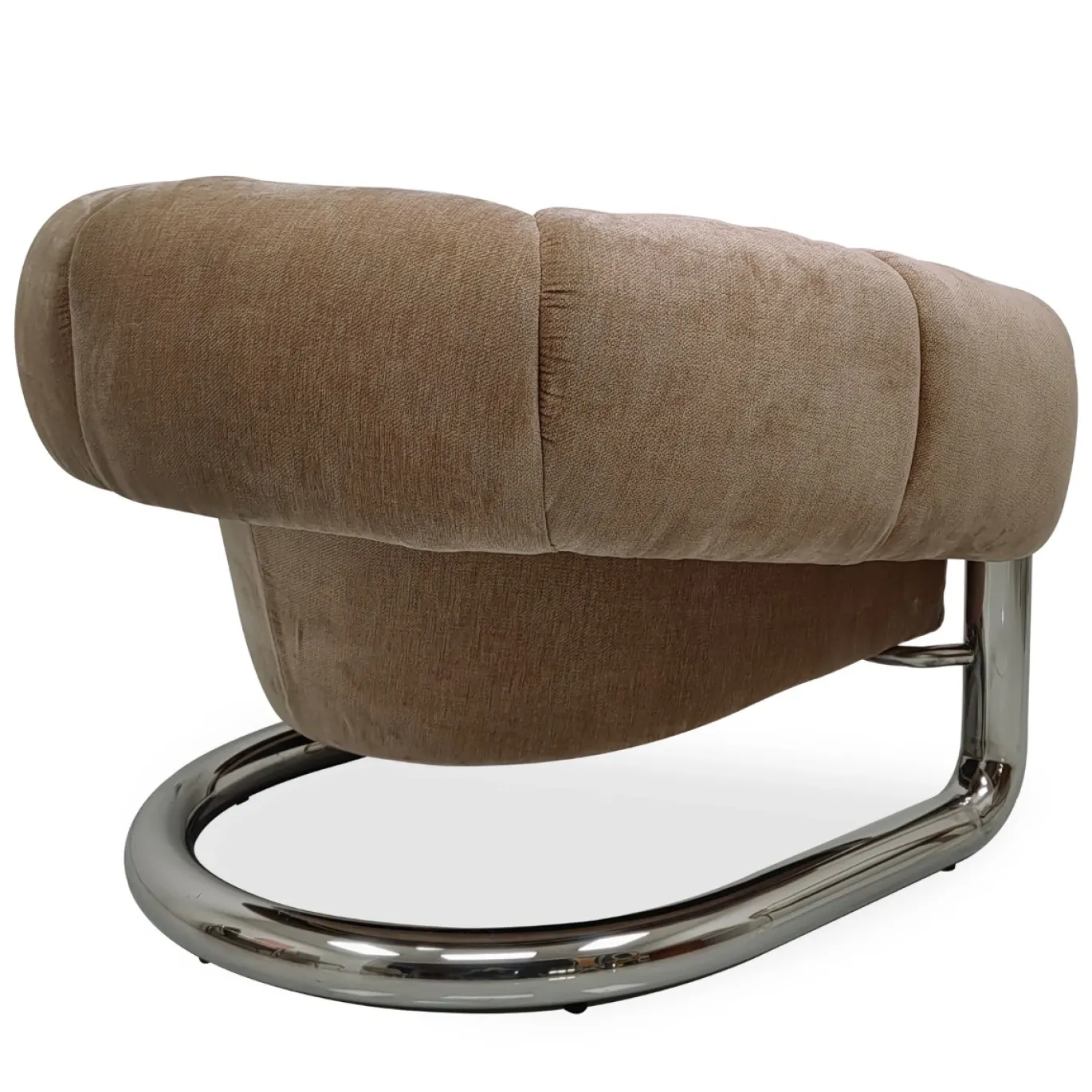 DÉJA Fauteuil Leka Beige/Chrome