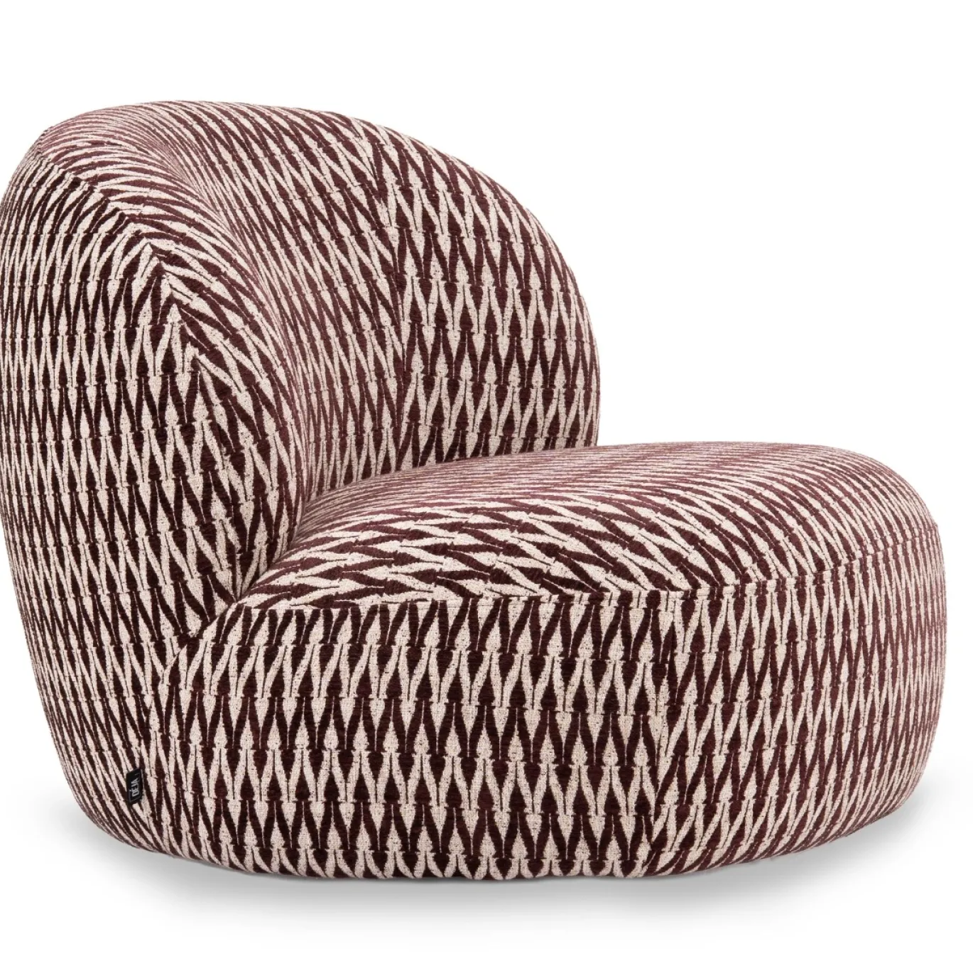 DÉJA Fauteuil Namos Draaibaar Burgundy Fiore