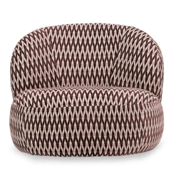 DÉJA Fauteuil Namos Draaibaar Burgundy Fiore