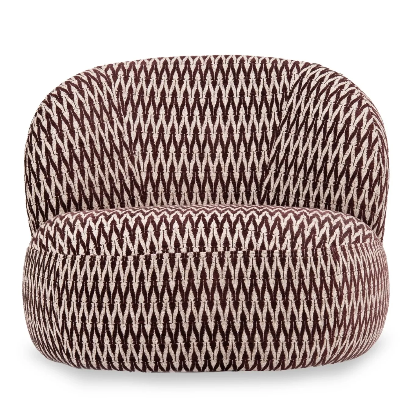 DÉJA Fauteuil Namos Draaibaar Burgundy Fiore