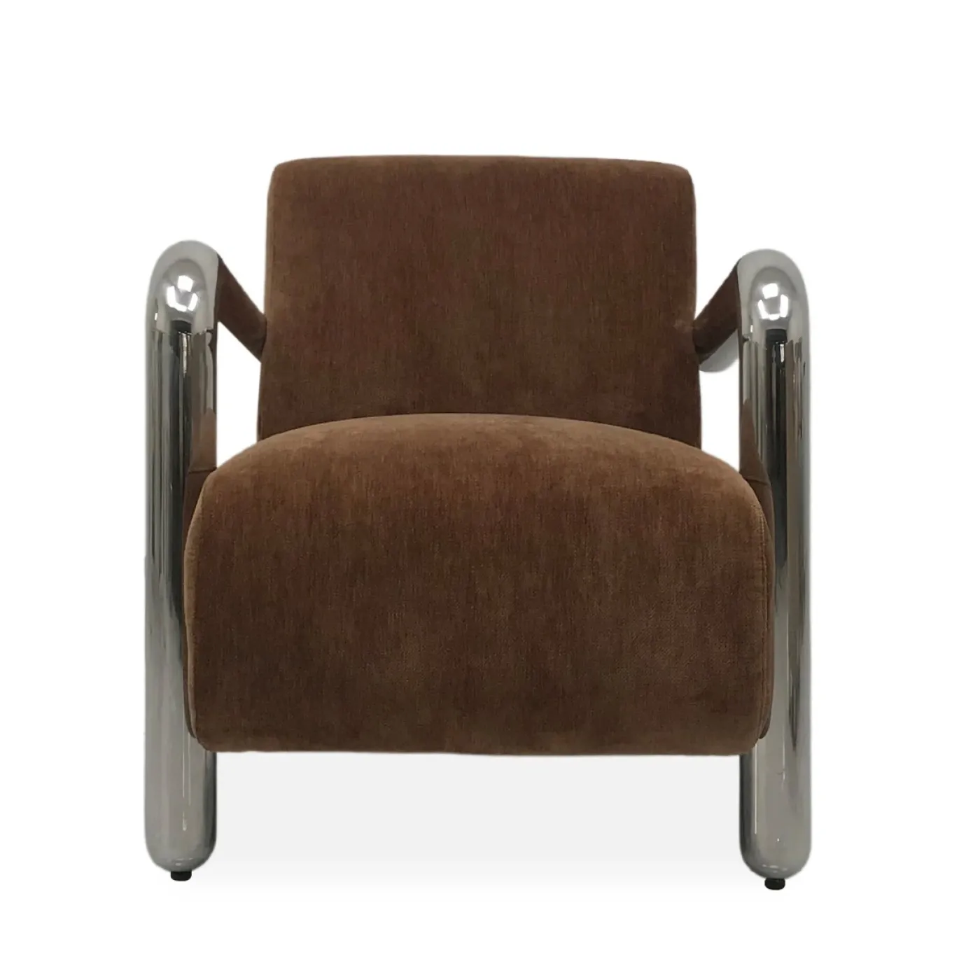 DÉJA Fauteuil Tolga Bruin/Chrome