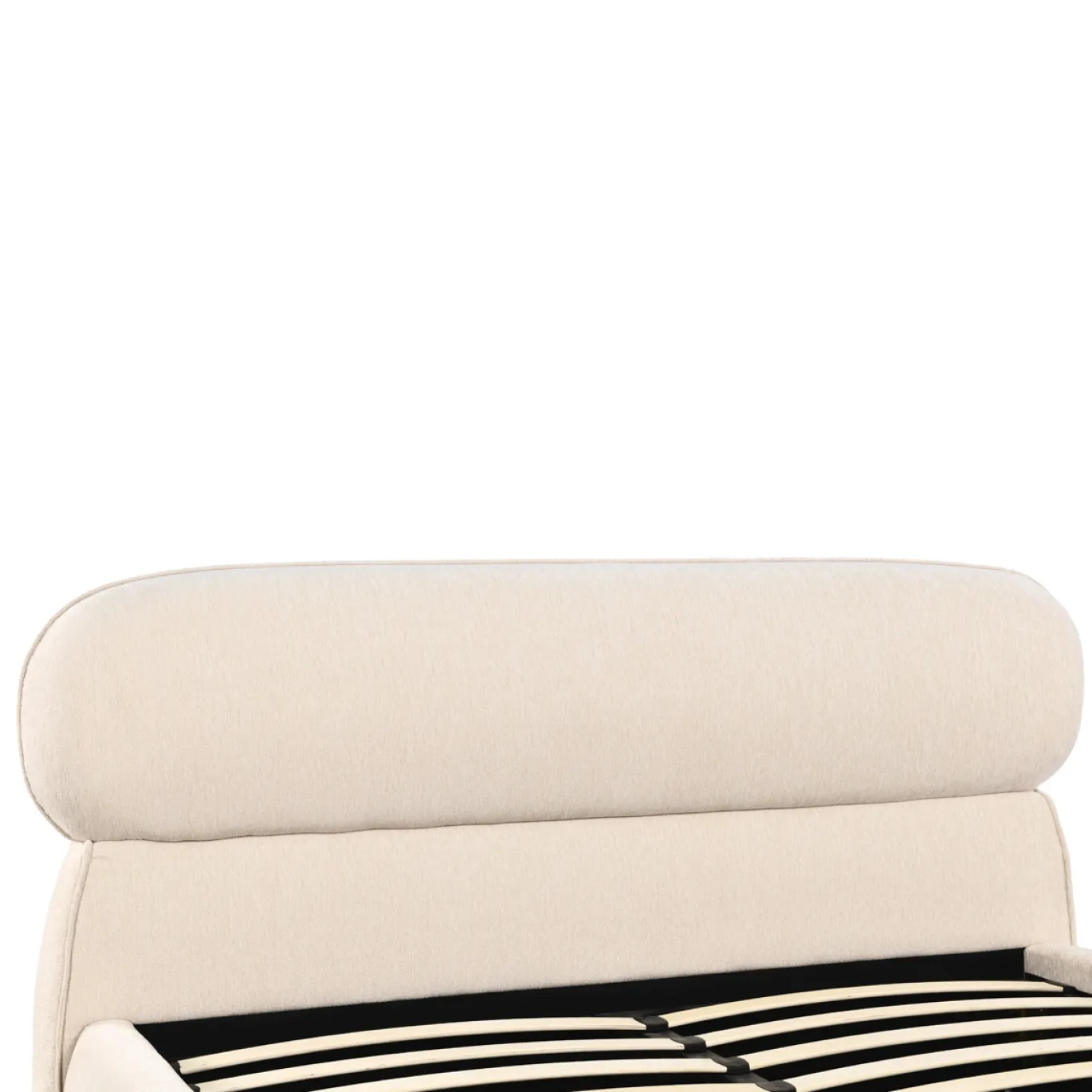 DÉJA Gestoffeerd Bed Cloud Beige met Opbergruimte 160x200cm
