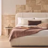 DÉJA Gestoffeerd Bed Dream Beige met Opbergruimte 160x200cm