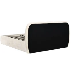 DÉJA Gestoffeerd Bed Otis Beige met Opbergruimte 160x200cm