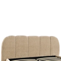 DÉJA Gestoffeerd Bed Otis Taupe met Opbergruimte 160x200cm