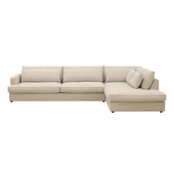 DÉJA Hoekbank 4-zits Monroe Beige Rechts