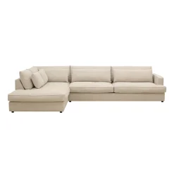 DÉJA Hoekbank 4-zits Monroe Beige Links