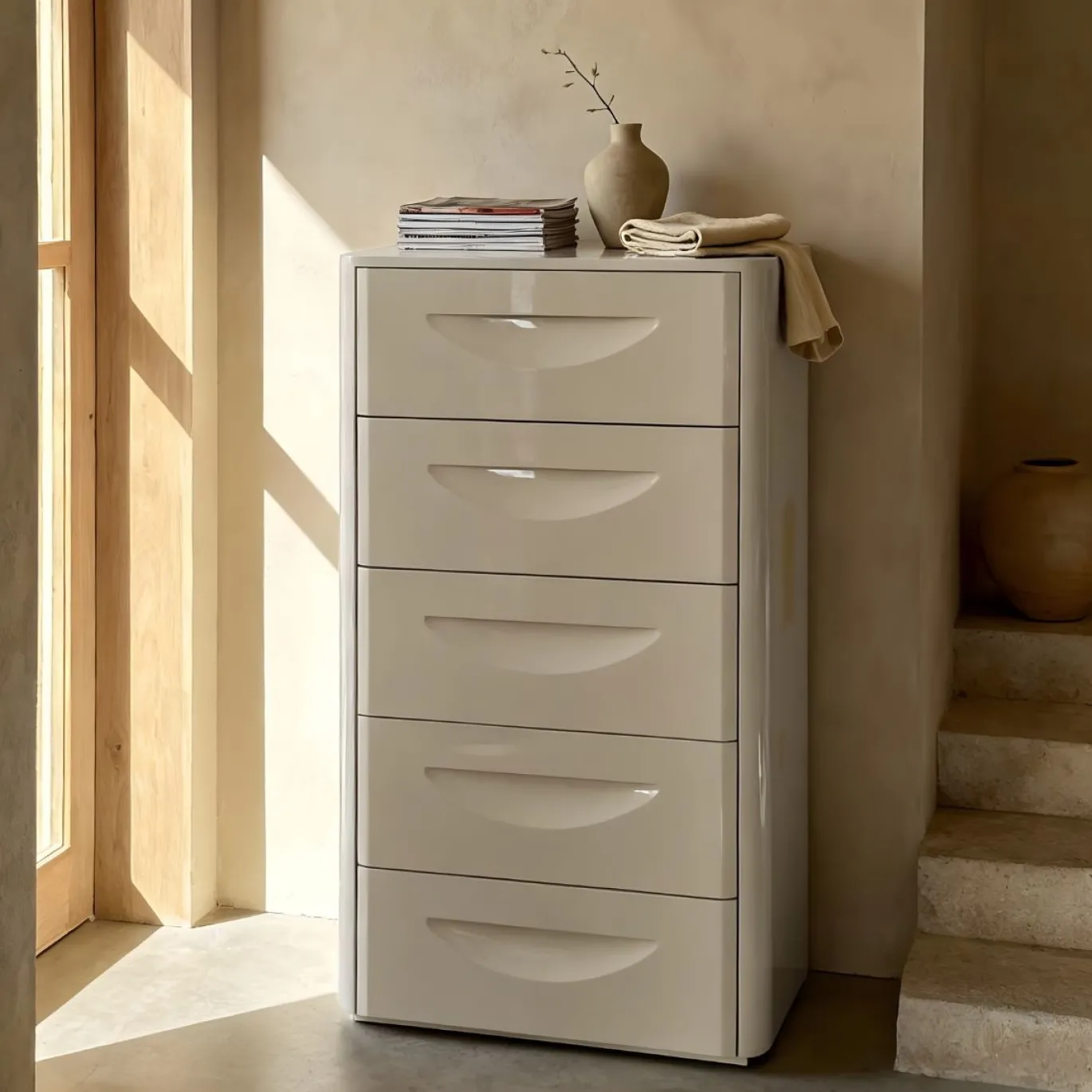 DÉJA Ladekast Setra Glossy Crème 105cm