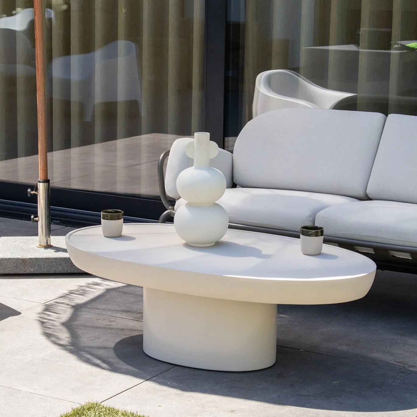 DÉJA Loungetafel Livinia Beige 120cm