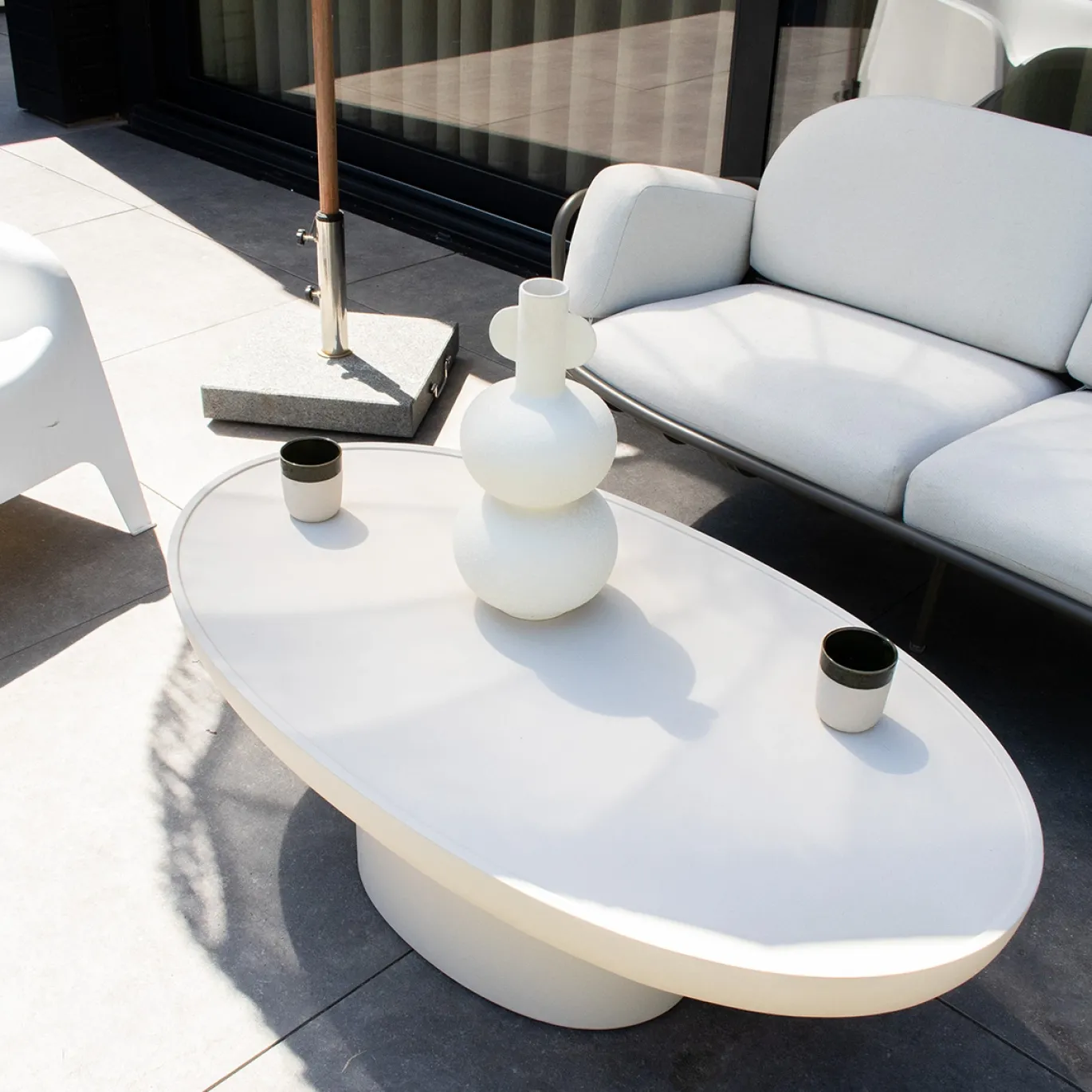 DÉJA Loungetafel Livinia Beige 120cm