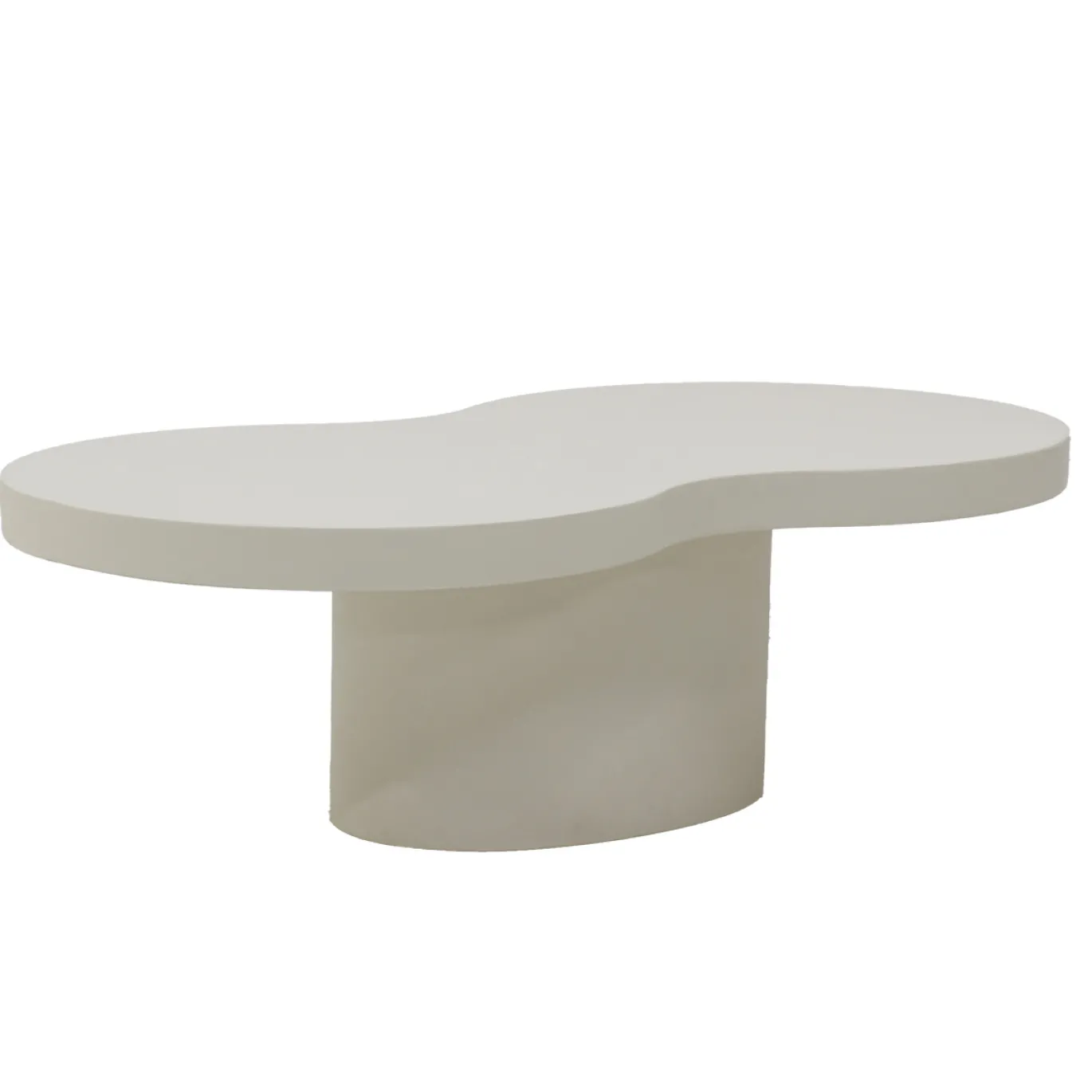 DÉJA Loungetafel Olive Wit Organisch 120cm