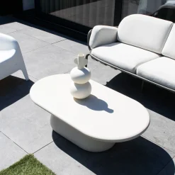 DÉJA Loungetafel Riva Beige 120cm Outdoor