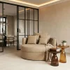 DÉJA Loveseat Miles Taupe Rond