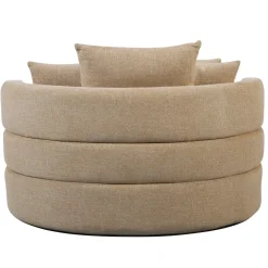 DÉJA Loveseat Miles Taupe Rond