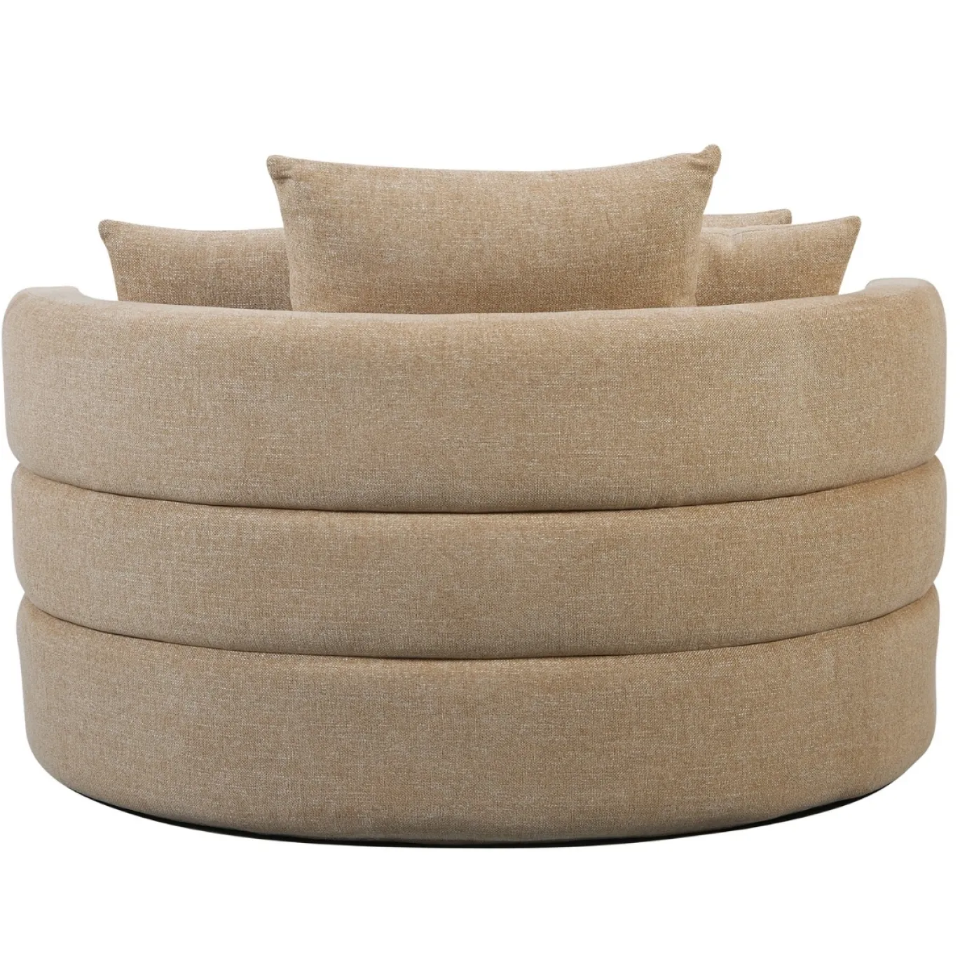 DÉJA Loveseat Miles Taupe Rond
