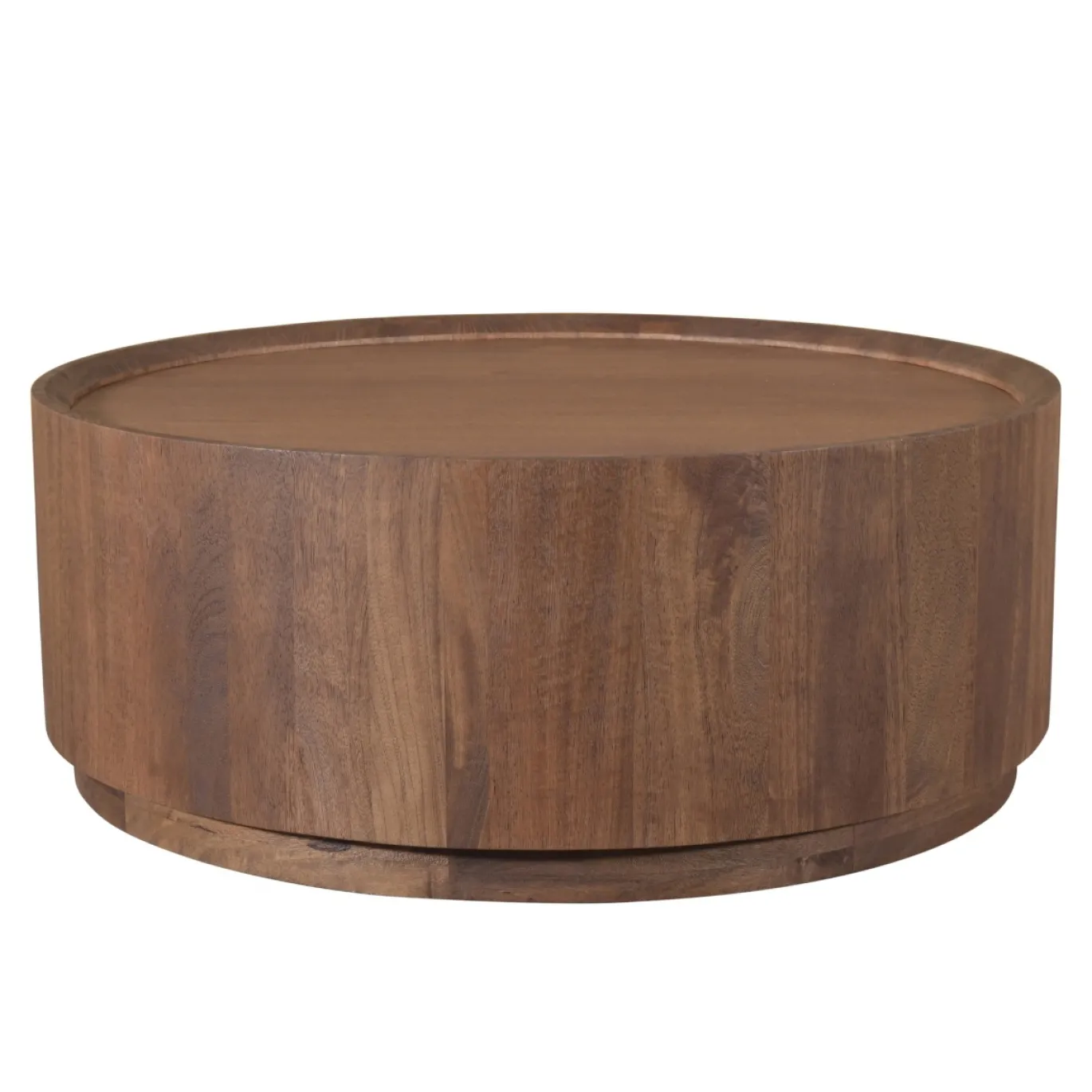 DÉJA Salontafel Amber Walnoot Rond 90cm
