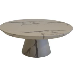 DÉJA Salontafel Flen Marmerlook Rond 90cm