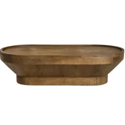 DÉJA Salontafel Gabriel Walnoot Ovaal 120cm
