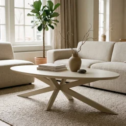 DÉJA Salontafel Gimo Beige Ovaal 120cm